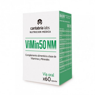 Vimin 50 Nm 60 Cápsulas Nutrición Medica