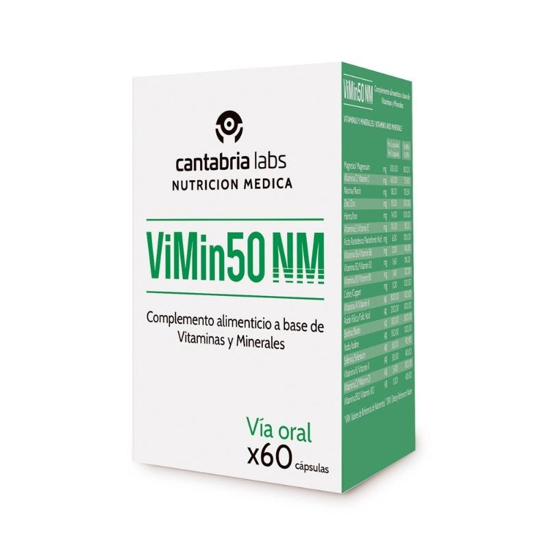 Vimin 50 Nm 60 Cápsulas Nutrición Medica