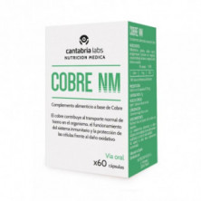 Cobre Nm 250 mg 60 Cápsulas Nutrición Médica