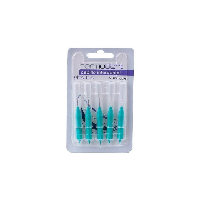 Normodent Cepillo Interdental Ultrafino 5 Unidades Normon