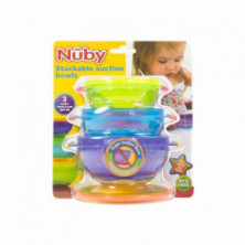 Nuby Set Bol con Ventosa Apilables