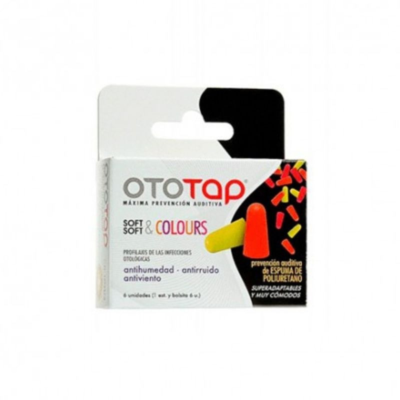 Oto-tap Colours Espuma 6 Unidades