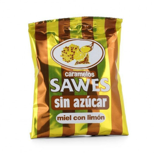 Sawes Caramelos Miel Limon S/Azucar Bol