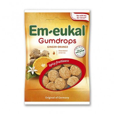 Caramelos Em-eukal Gumdrops Jengibre-naranja Bolsa 40 gr