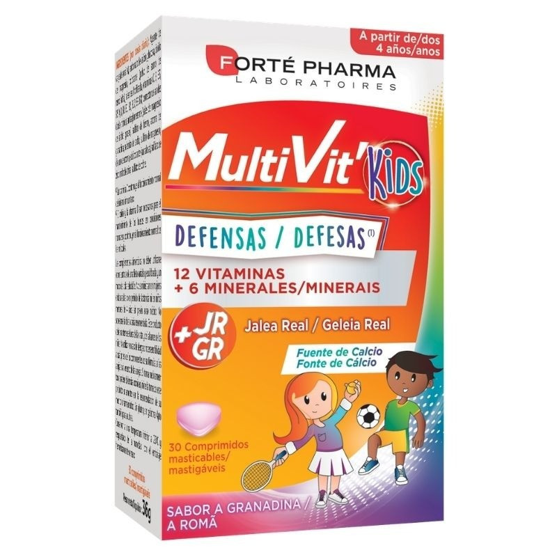 Multivit Junior 30 Comprimidos Forte Pharma