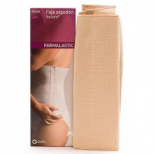 Faja de Algodón y Velcro Talla 3 Color Beige Farmalastic