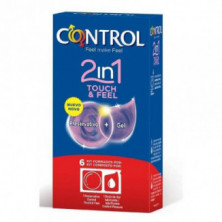 Preservativo Control Touch-Feel+Lubricante 6 Unidades