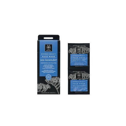 Apivita Express Beauty Mascarilla Hidratante Antioxidante Lavanda 2X8Ml