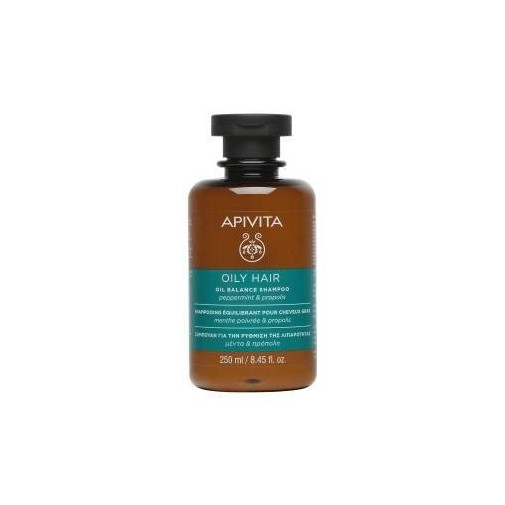 Apivita Champu Equilibrador De Grasa 250ml