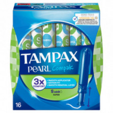 Tampax Compak Pearl Super 16 uds