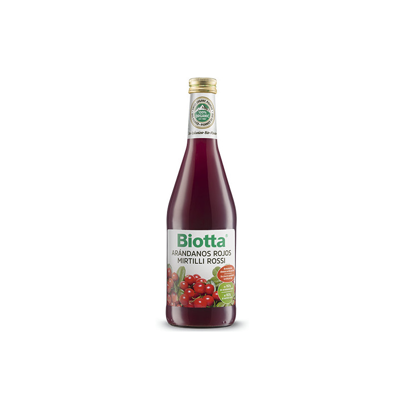 Jugo de Arándanos Rojos 500 ml Biotta