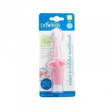 Cepillo de Dientes Infantil 0-3 años Dr. Brown´s Rosa