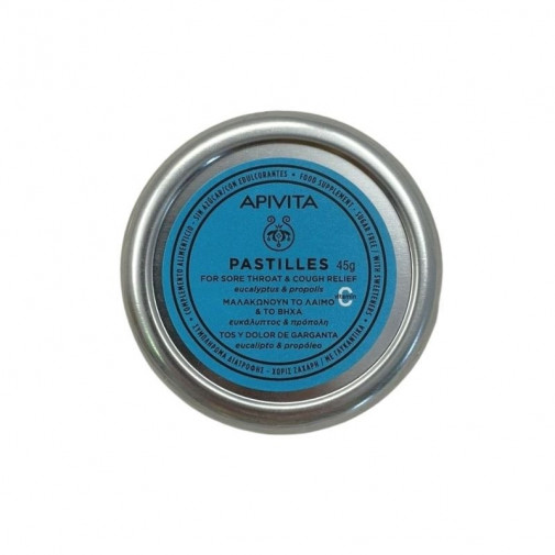 Apivita Pastillas Con Eucalipto Y Propoleo 45g