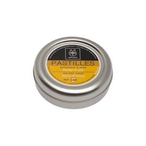 Apivita Pastillas Con Miel Y Tomillo 45g