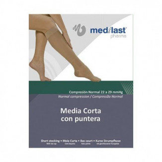 media-medilast-corta-con-puntera-negro-talla-mediana