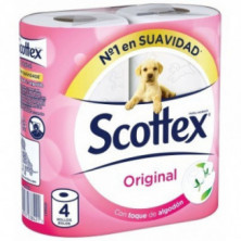 Scottex Papel Higiénico 4 Rollos