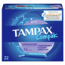 Tampones Tampax Compack Lites 22 Unidades