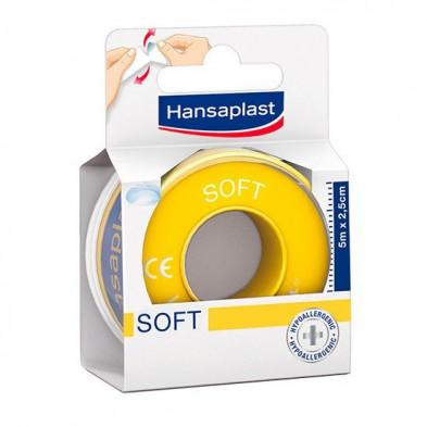 Esparadrapo Soft 5 m X 2,5 cm Hansaplast