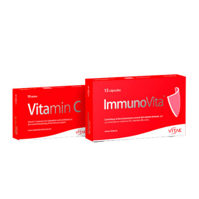 Pack Immune Vitae Immunovita 15 Cápsulas + Vitamin C 10 Comprimidos