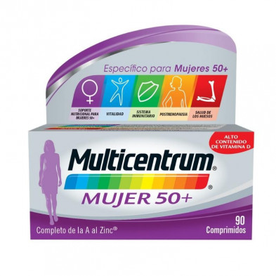 Multicentrum Mujer 50+ 90 Comprimidos