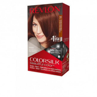 Colorsilk Tinte Permanente Sin Amoniaco N.31 Castaño Oscuro Cobrizo Revlon