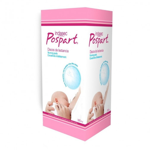 Indasec Post Parto  Discos Lactancia 30 Unidades
