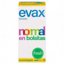 Salva Slip Normal Fresh En Bolsitas 28 Unidades Evax