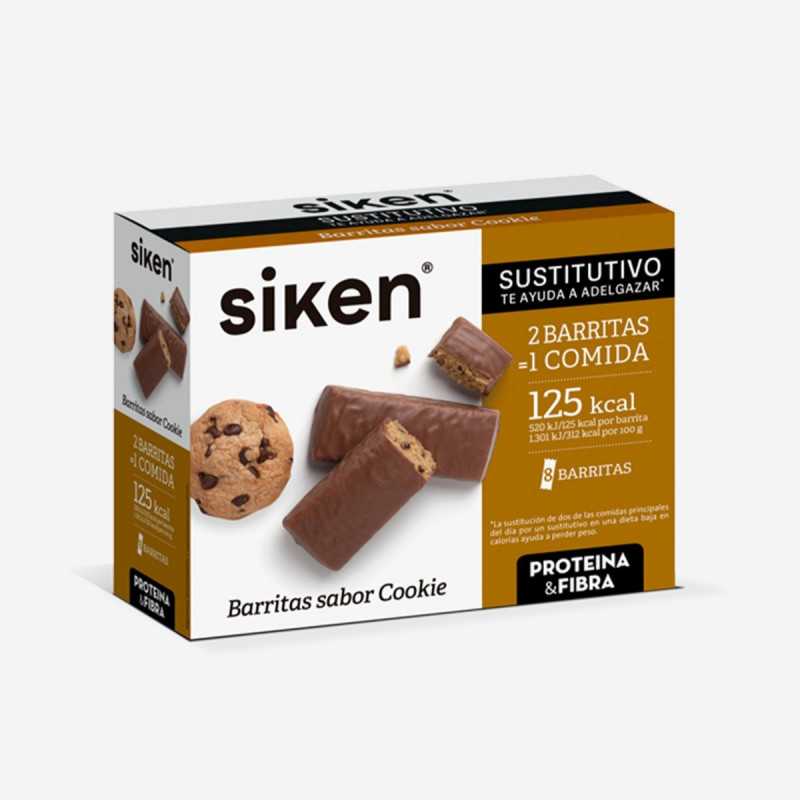 Siken Barrita Cookie 8 Unidades