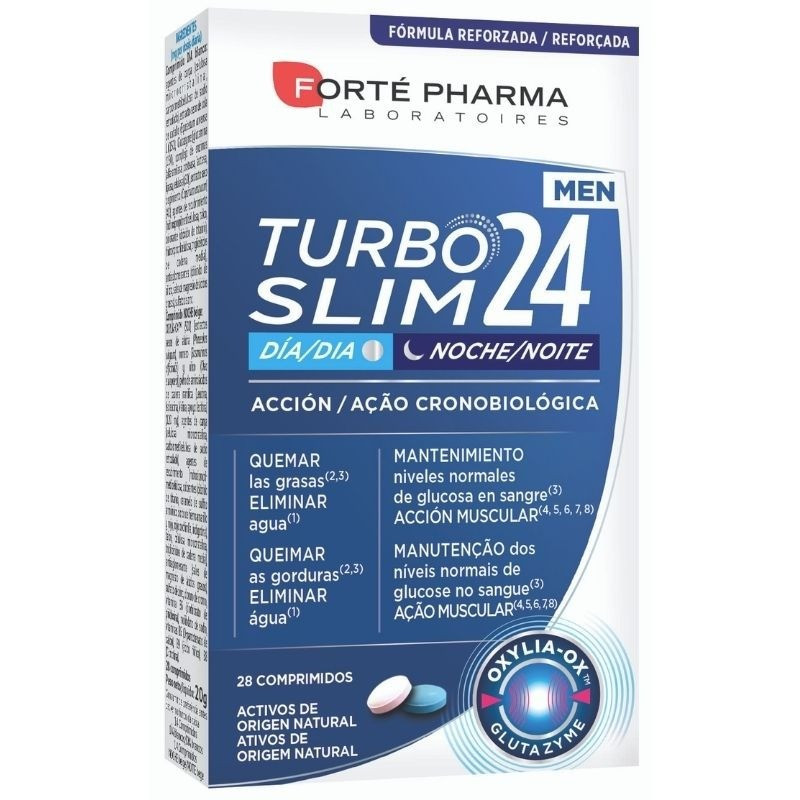 Turboslim 24 Men 28 Comprimidos Forte Pharma