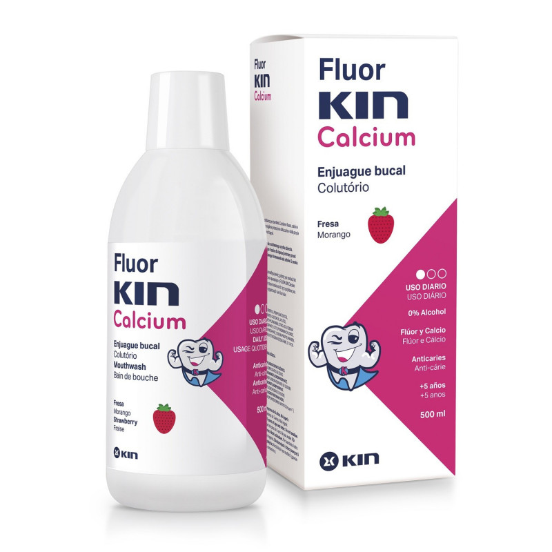 Flúor Kin Calcio Colutorio Infantil 500 ml