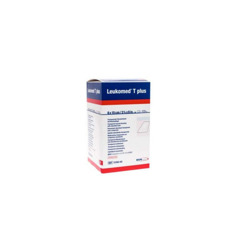 Leukomed Control Apósito Transparente 8 Cm X 15 Cm 10 Unidades Bsn Medical