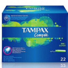 Compack Súper 22 Unidades Tampax