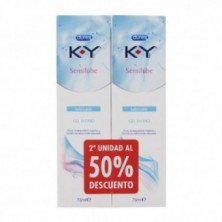 Durex Sensilube K-Y Jelly Gel Lubricante Íntimo 2x75ml