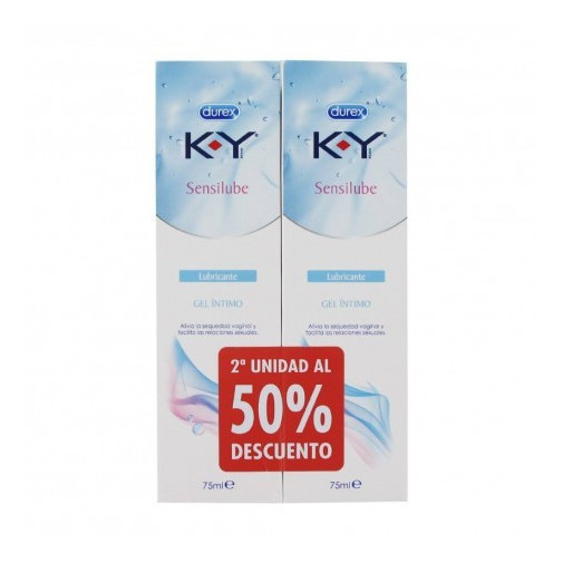 Durex Sensilube K Y Jelly Gel Lubricante Íntimo 2x75ml