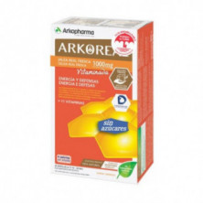 Arkoreal Jalea Real Vitaminada 1000mg Sin Azúcares 20 Ampollas Arkopharma