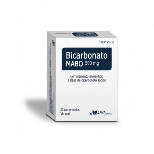 Bicarbonato Complemento Alimenticio Para Acidez 30 Comprimidos X 500 Mg Mabo Farma