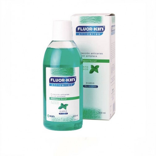 Fluorkin Enjuague Diario Menta 500 Ml Kin