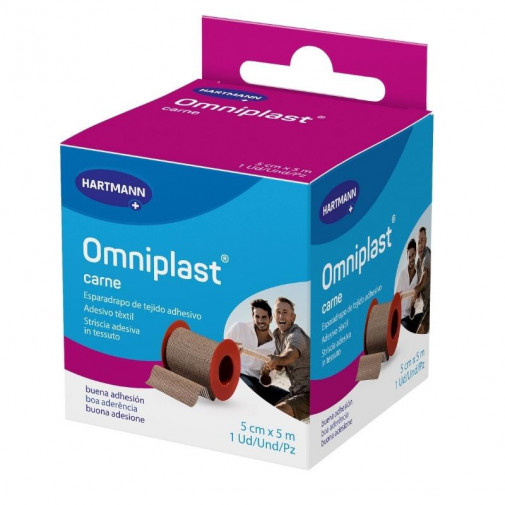Esparadrapo Omniplast Carne 5 M X 5 Cm