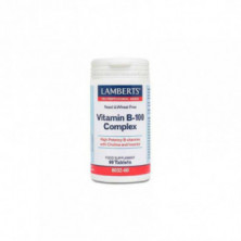 Vitamina B-100 Complex Lamberts 60 Cápsulas