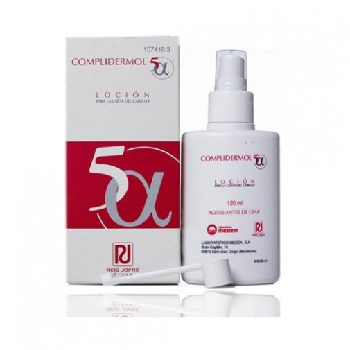Complidermol 5 Alfa Locion Para La Caida Del Cabello 120 Ml