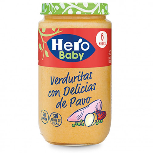Hero Baby Verduritas Con Pavo 235 G