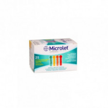 Microlet Lancetas de Colores 25 Unidades Bayer