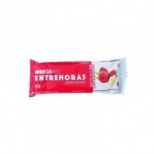 Obegrass Entrehoras Barrita de Chocolate Blanco y Frutos Rojos 20 Unidades Actafarma