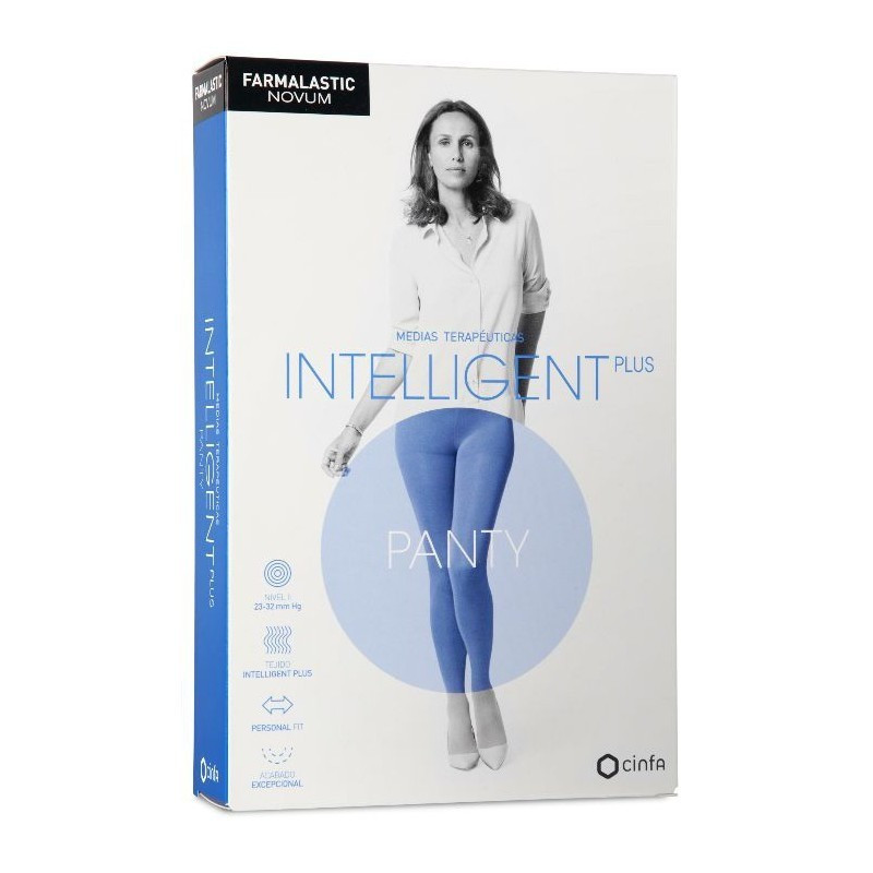 Novum Intelligent Medias Panty Compresión Normal Talla 2 Color Antracita Farmalastic