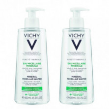 Vichy Pureté Thermale Agua Micelar Pieles Grasas o Mixtas 2x400ml