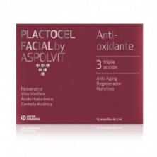 Plactocel Facial Antioxidante 15 Ampollas x 2 ml Aspolvit