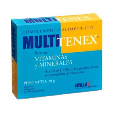 Multitenex 40 Cápsulas 500 mg Wallax Farma