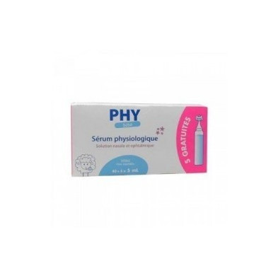 Suero Fisiologico Phy Bebe 40 + 5 Unidades 5 ml Pharma Inizia