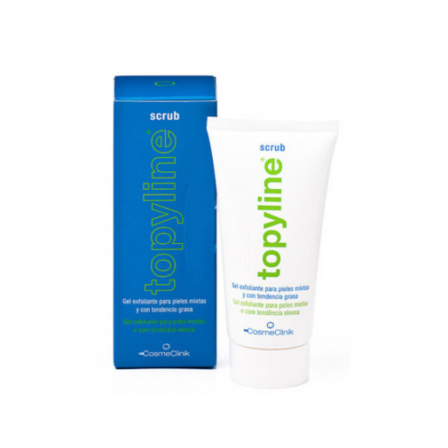 Topyline Scrub Gel Exfoliante Para Pieles Mixtas 50 Ml Cosmeclinik