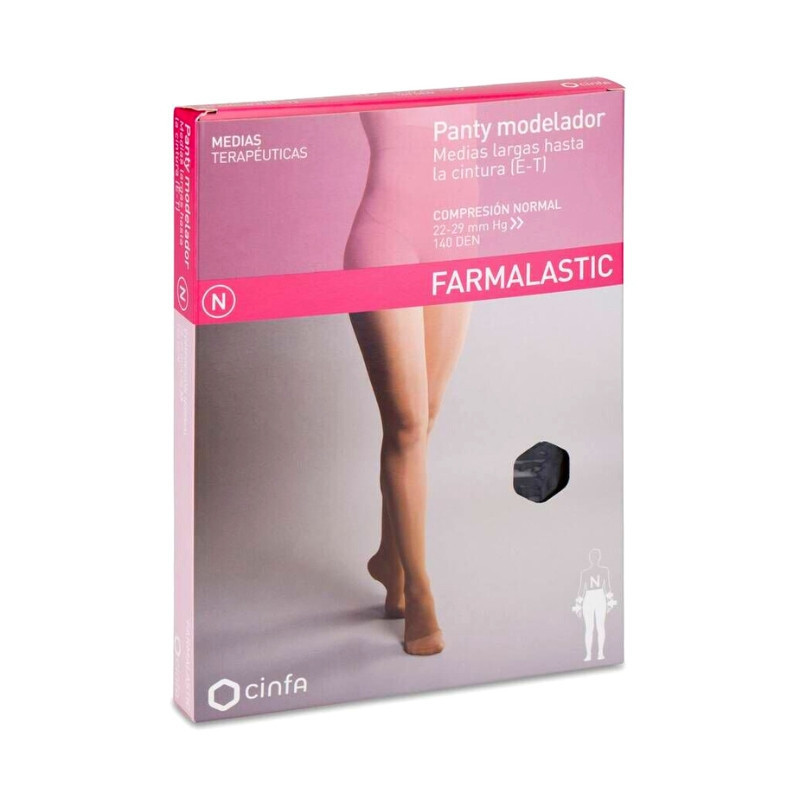 Panty Farmalastic Modelador Negro Talla Mediana